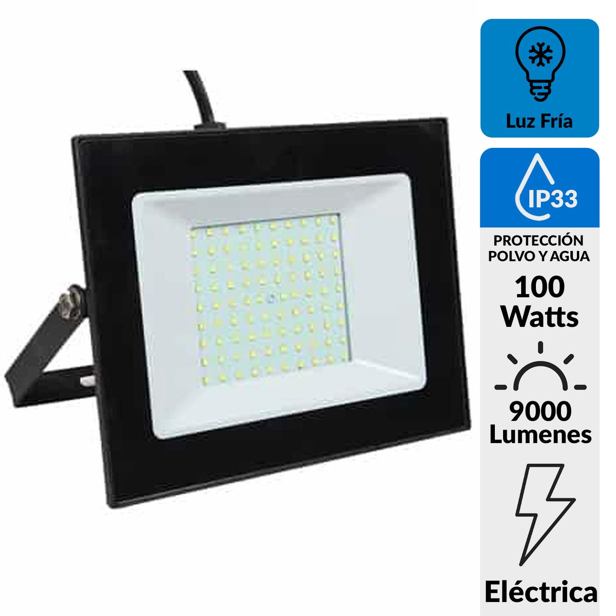 HB LEDS - Reflector Led Smd Street 100 kW IP 33 9000 lm Luz Fría