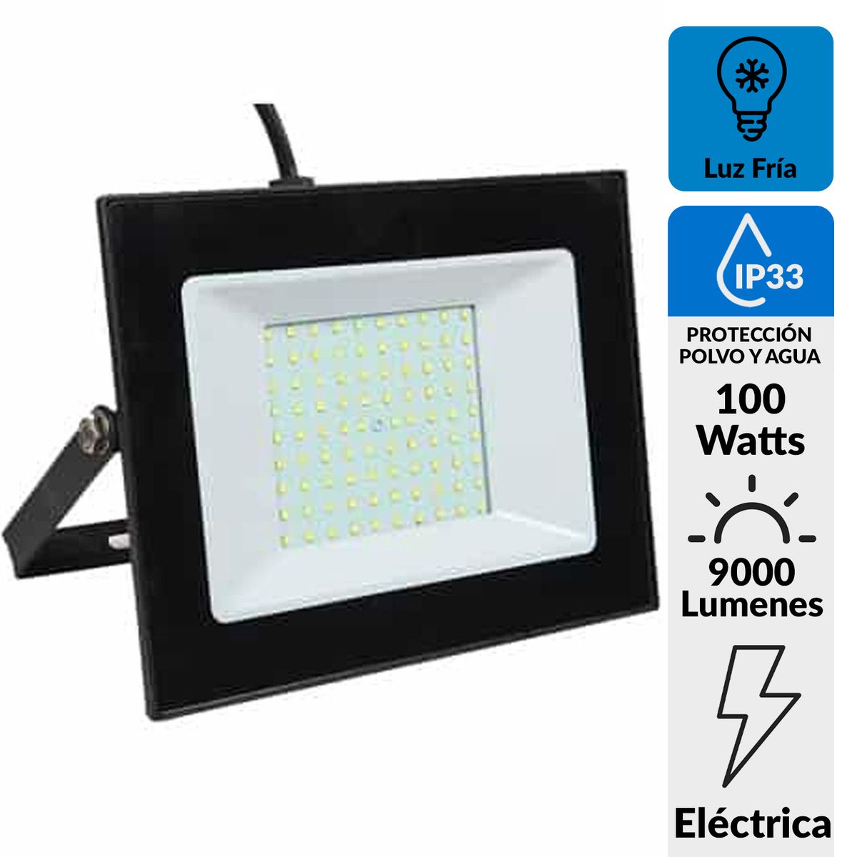 HB LEDS - Reflector Led Smd Street 100 kW IP 33 9000 lm Luz Fría