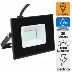 HB LEDS - Reflector Led Smd Street 20 kW IP 33 1800 lm Luz Cálida