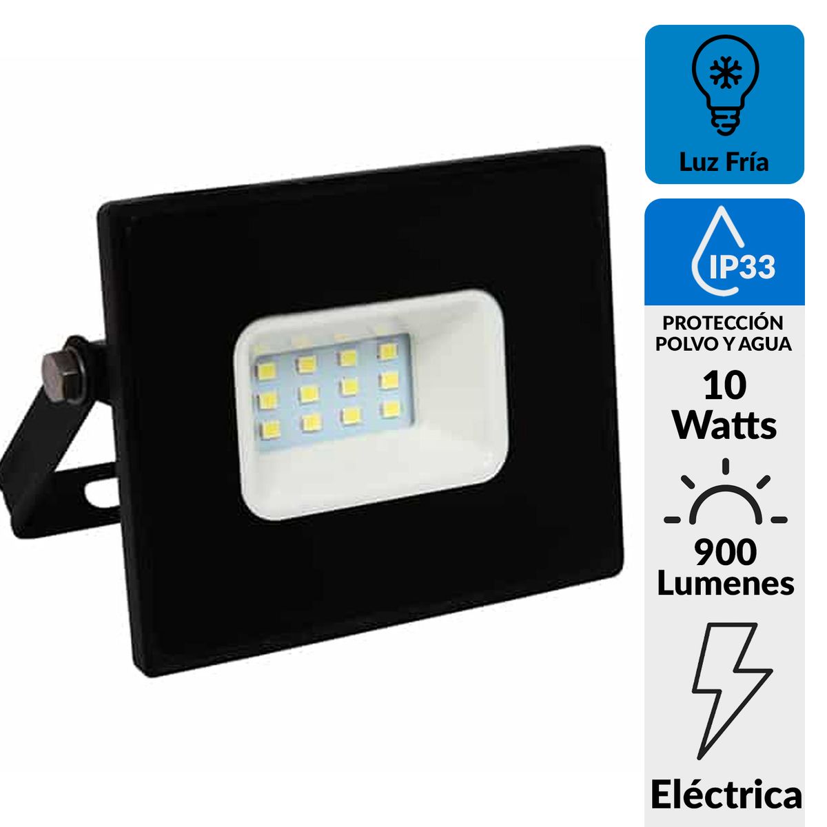 HB LEDS - Reflector Led Smd Street 10 kW IP 33 900 lm Luz Fría