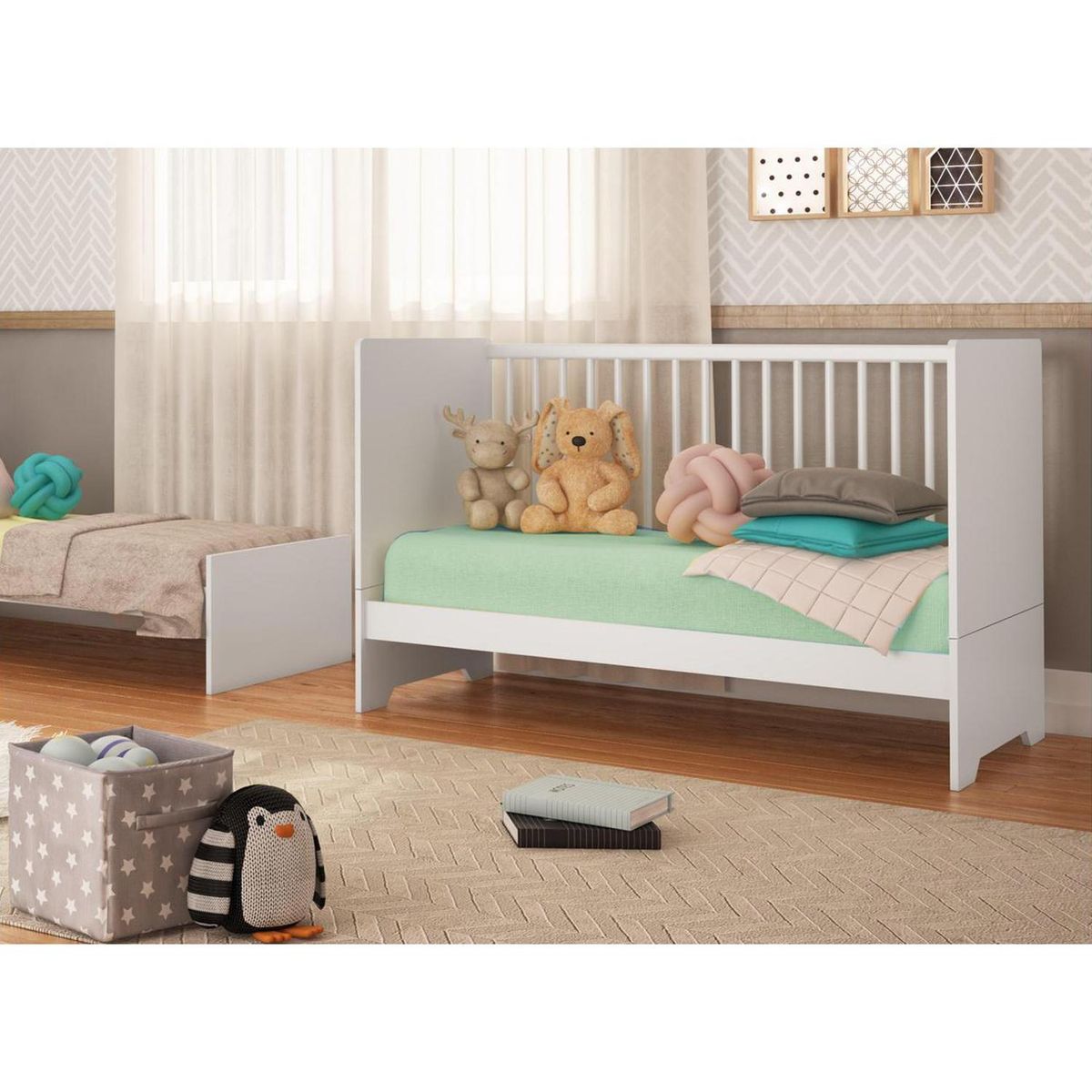 KIDSCOOL - Cobertor Infantil Liso Verde 