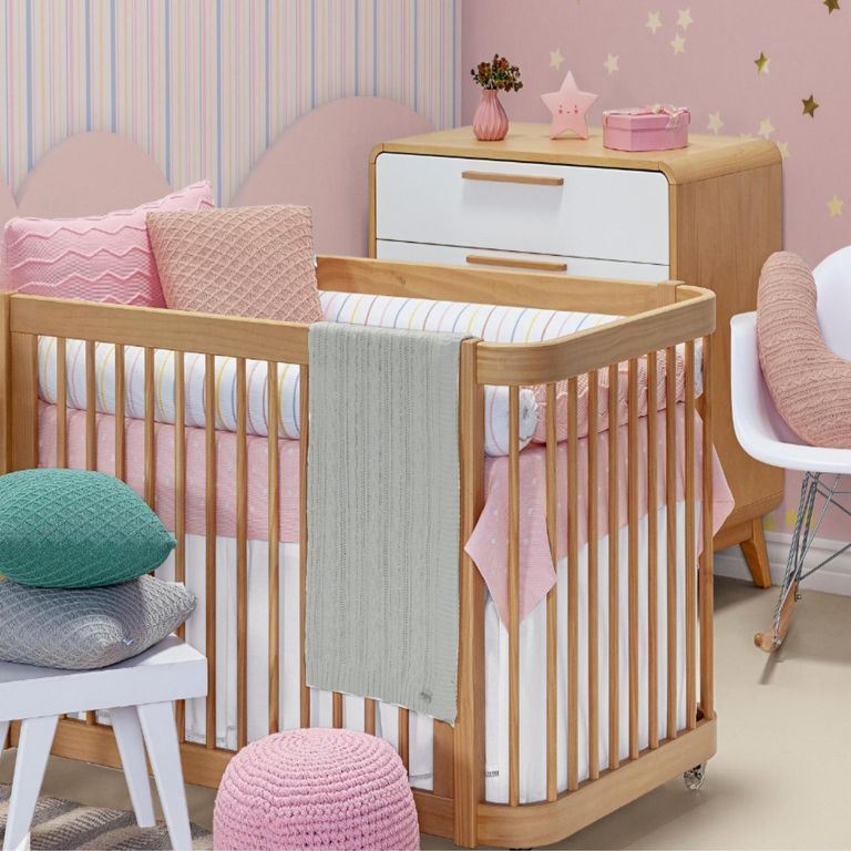 Manta Tricot Infantil Gris