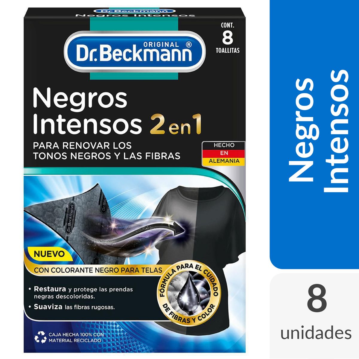 Limpiador negros intensos 8 unidades, marca DR. BECKMANN - Foto Principal