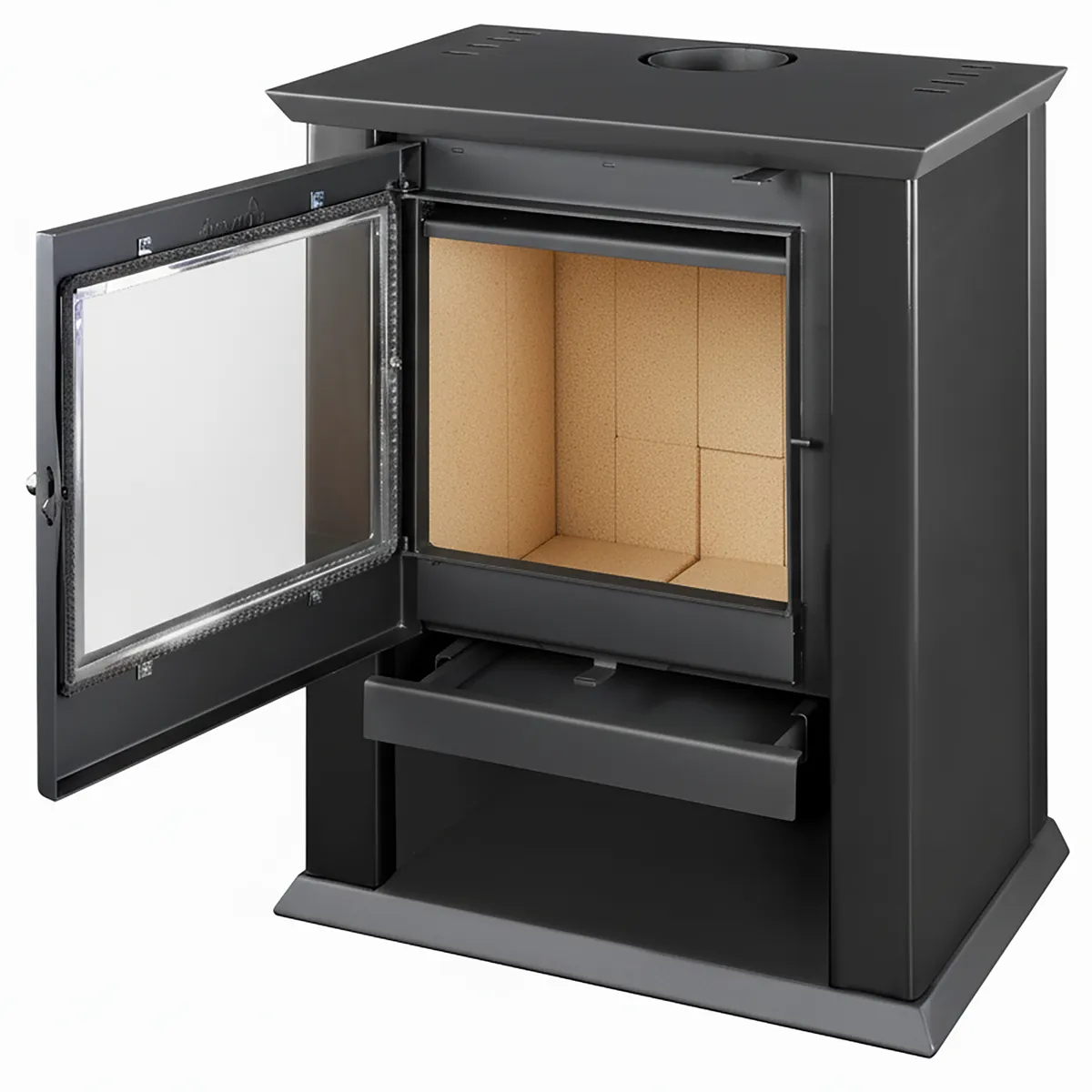 AMESTI - Estufa Leña Classic500 Negro