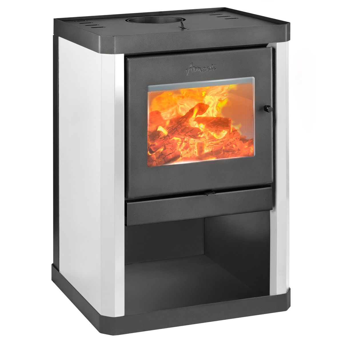 AMESTI - Estufa Leña Classic 400 Blanca