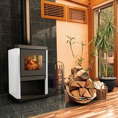 Imagen 2 del producto Estufa Leña Classic 400 Blanca