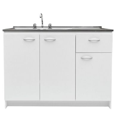 Kit Mueble base 120 + lavaplatos derecho + grifera