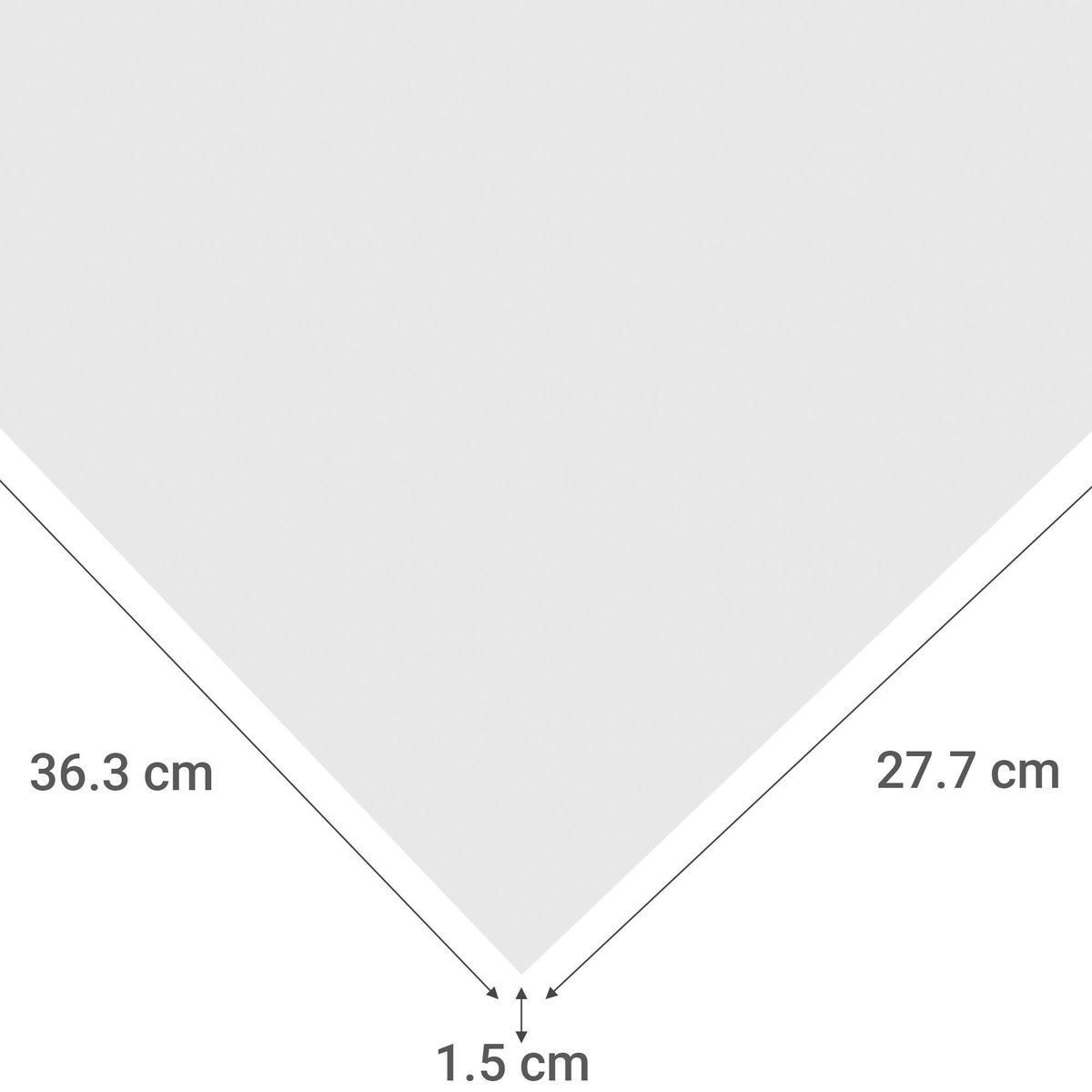 IMPERIAL - Repisa Melamina Blanco 15 mm 36.3x27.7 cm