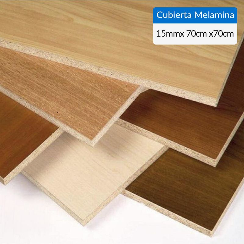 IMPERIAL - Cubierta Melamina Diseño Madera Diseño 15 mm 70x70 cm