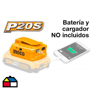 Cargador USB para batera 20V CUCLI2001