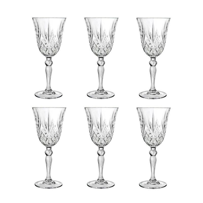 RCR - Set 6 copas de cristal 270 ml transparente