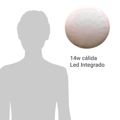 Imagen 2 del producto Plafón Led Mini Genova IP44 14W 950 lúmenes Luz Cálida 3000 K