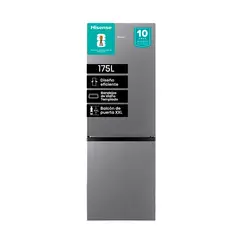 HISENSE - Refrigerador Bottom Freezer Frío Directo 165 Litros Inox RD-22DC