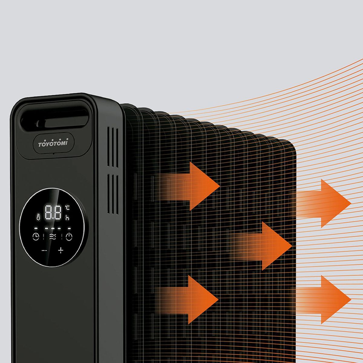 TOYOTOMI - Estufa 1500 W Oleoeléctrica OH-1530 Negro