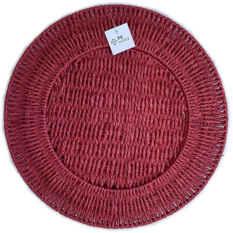 PK HOME - Base plato 38 cm rojo