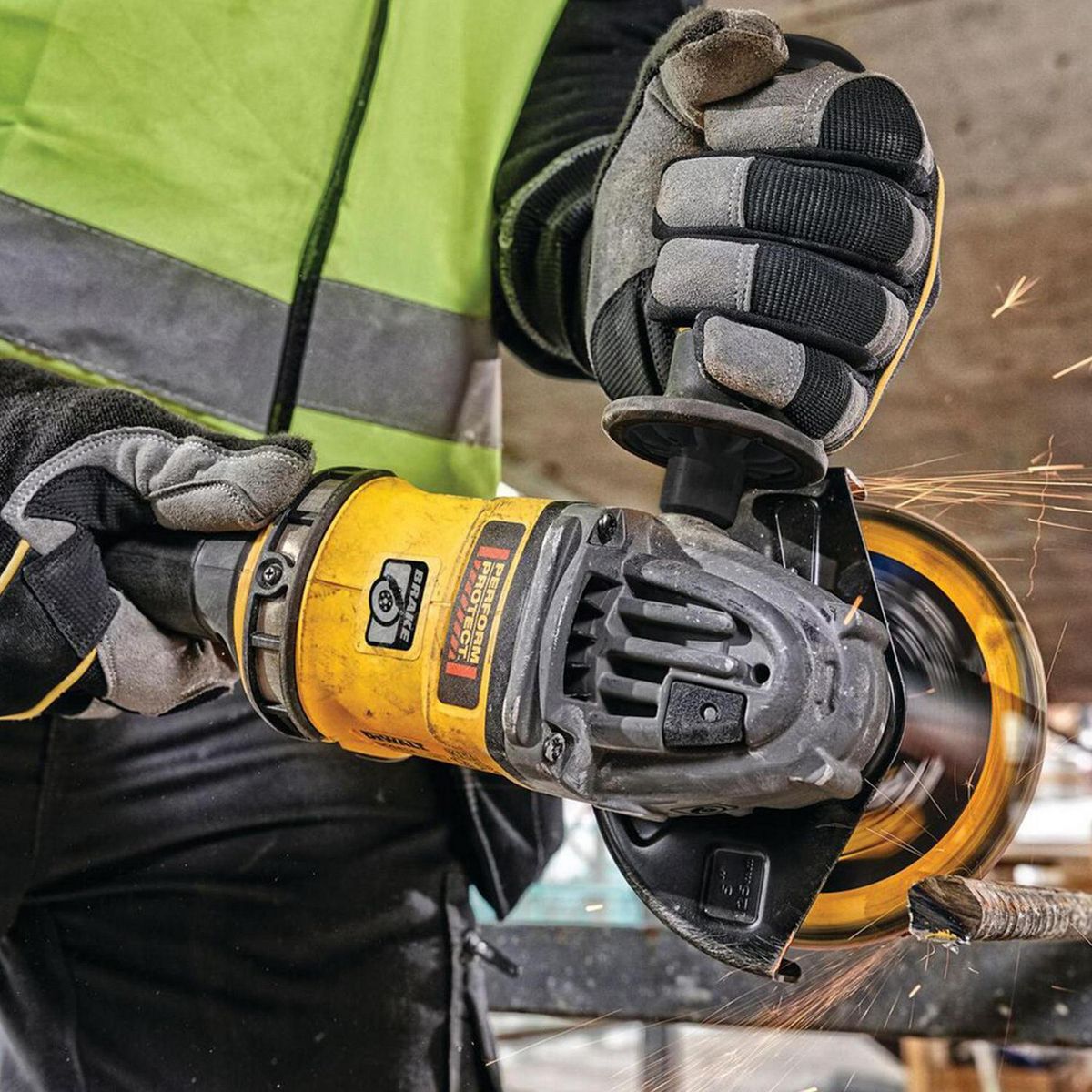 DEWALT - Kit esmeril angular inalámbrico 4,5" 60V + 1 batería