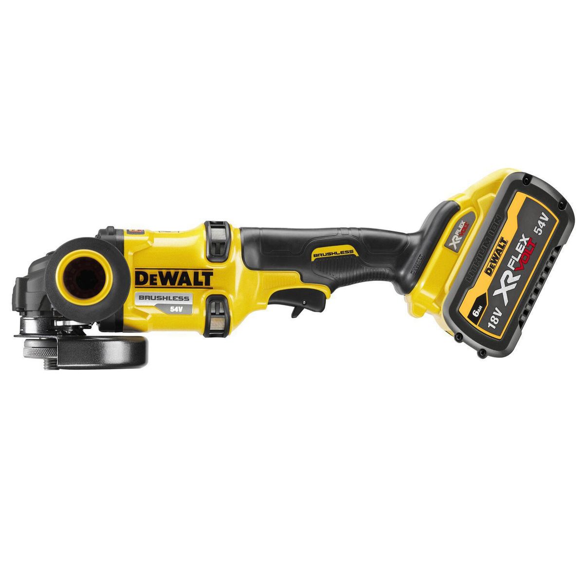 DEWALT - Esmeril angular inalámbrico 4,5" 60V + 2 baterías