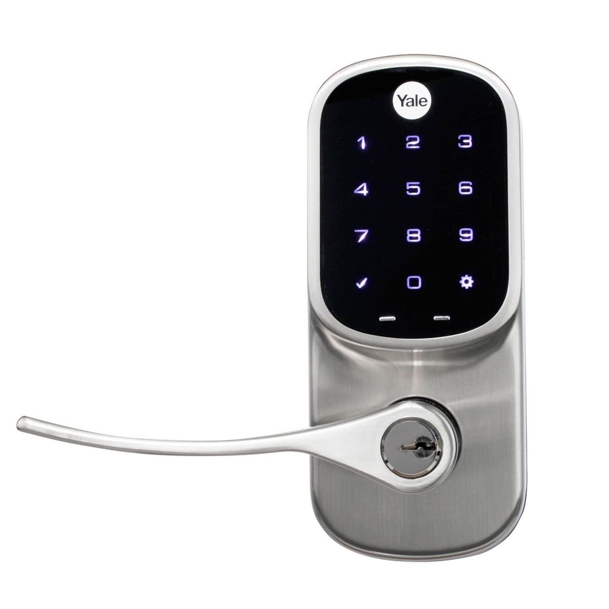 YALE - Cerradura digítal touch niquel