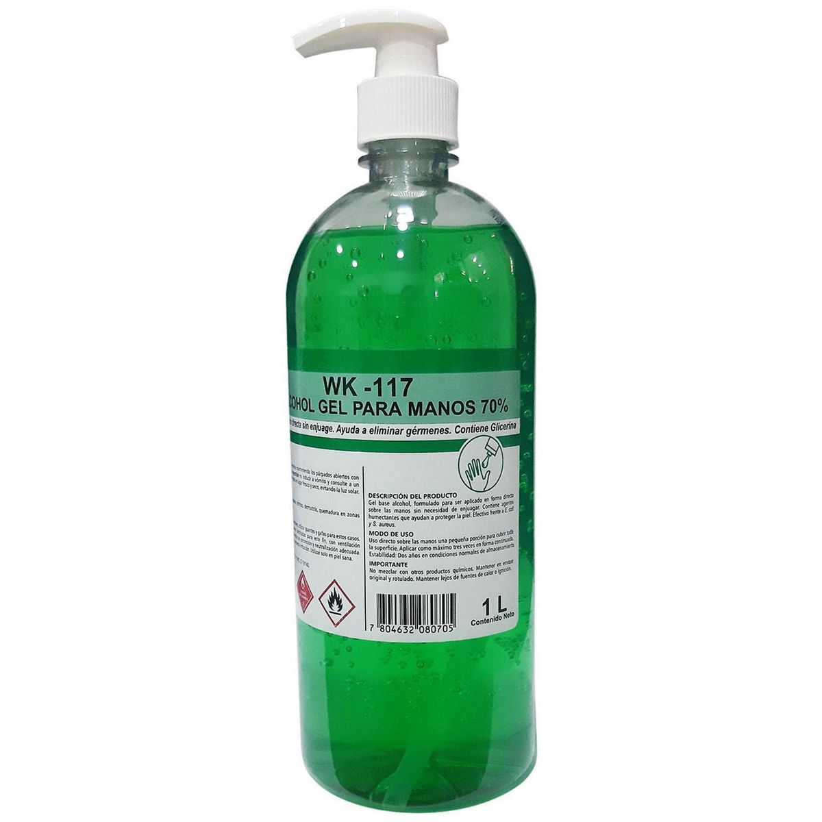 BIOVITA - Alcohol gel para manos 70% - 1 Litro