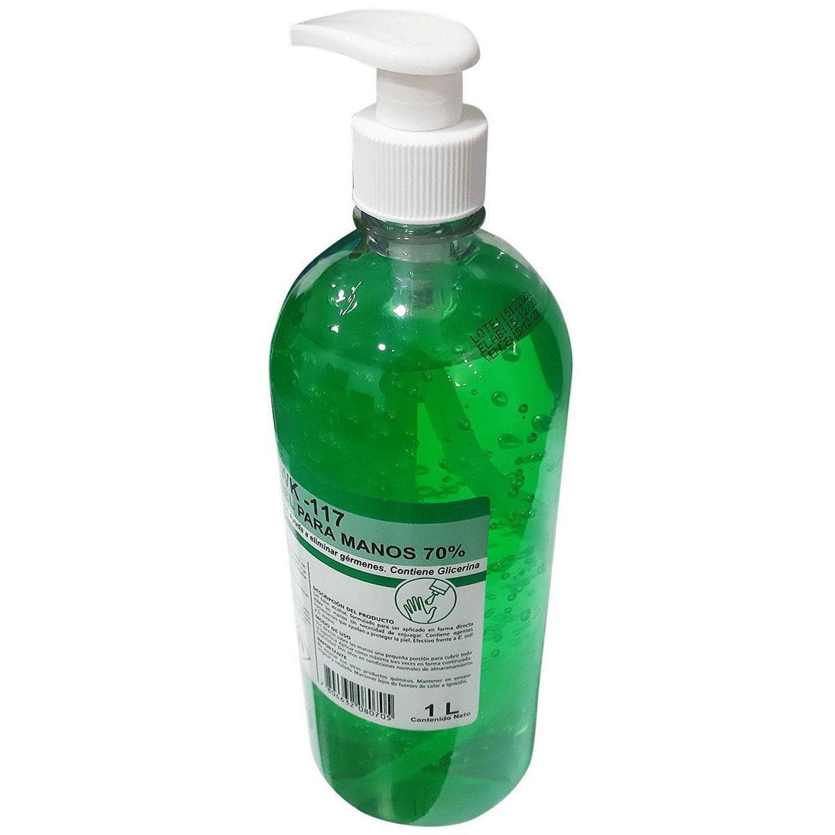 BIOVITA - Alcohol gel para manos 70% - 1 Litro