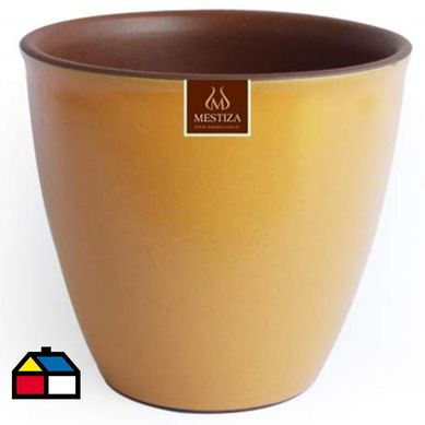 Macetero Zafiro mate 17x16 cm girasol
