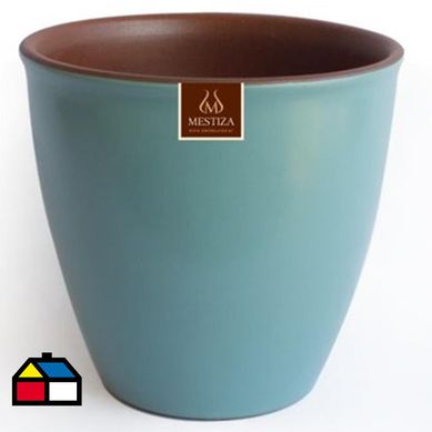 Macetero Zafiro mate 17x16 cm jade