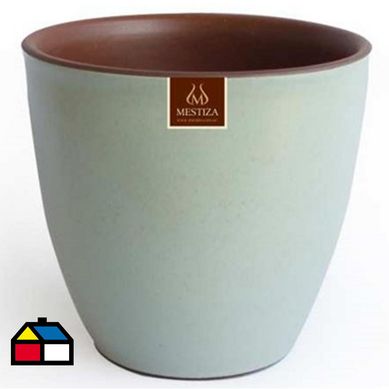 Macetero Zafiro mate 16x17 cm aghata