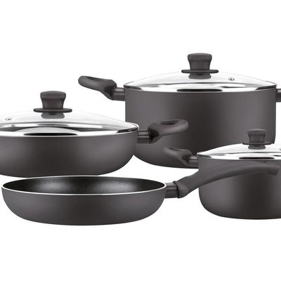 Imagen 2 del producto Batería de Cocina 7 Piezas Aluminio Spring Negro