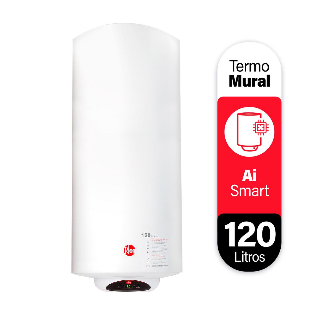 RHEEM - Termo Eléctrico 120 Litros 1.5 kW de Muro