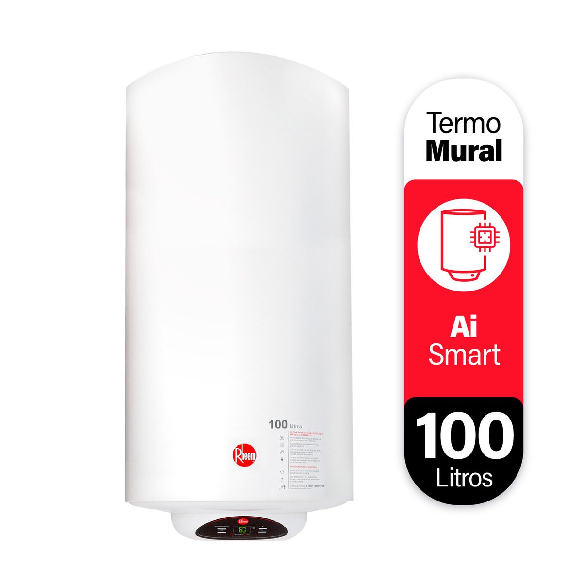 RHEEM - Termo Eléctrico 100 Litros 1.5 kW de Muro