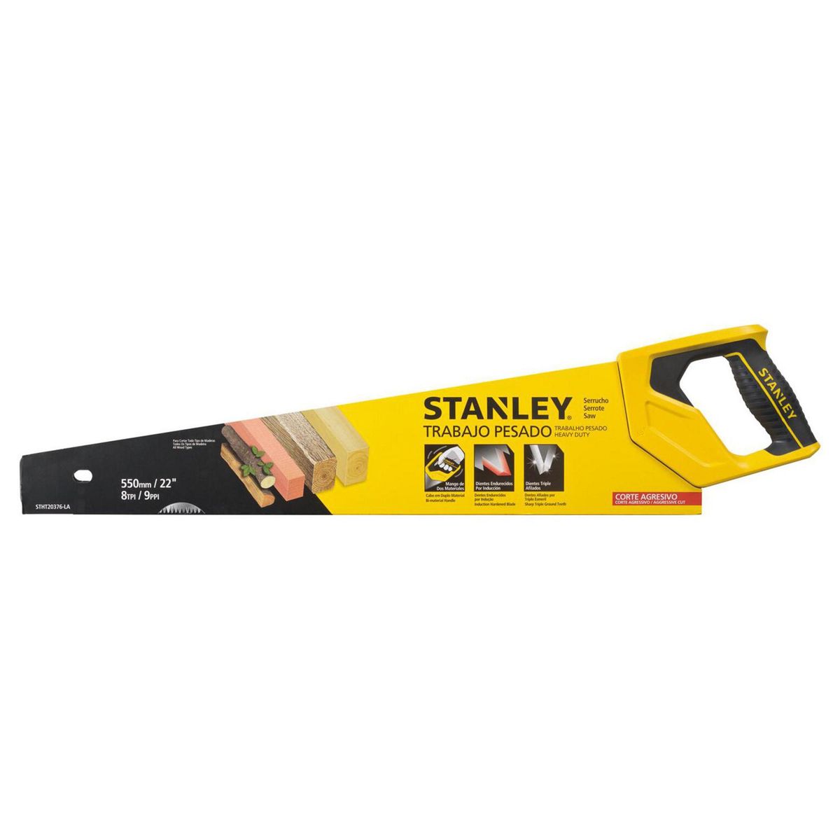 STANLEY - Serrucho bimaterial 22"