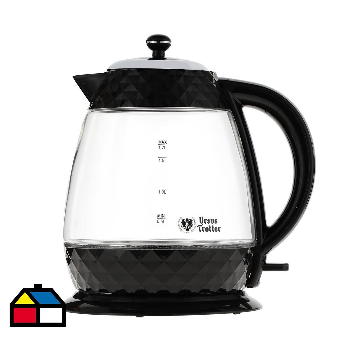 URSUS TROTTER - Hervidor eléctrico vidrio 1.7 litros