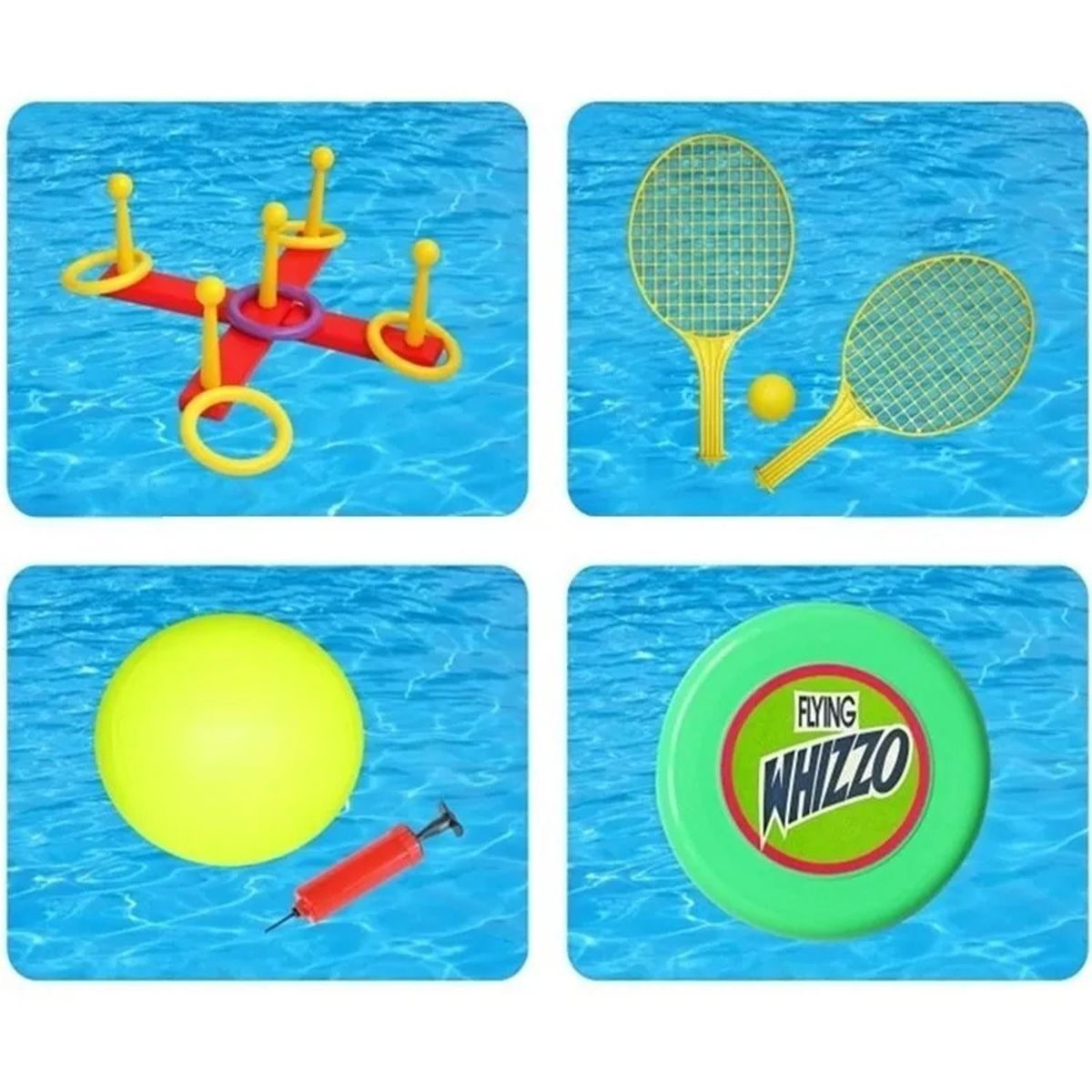 VADELL - Set Juegos Acuáticos 4 En 1 Multicolor