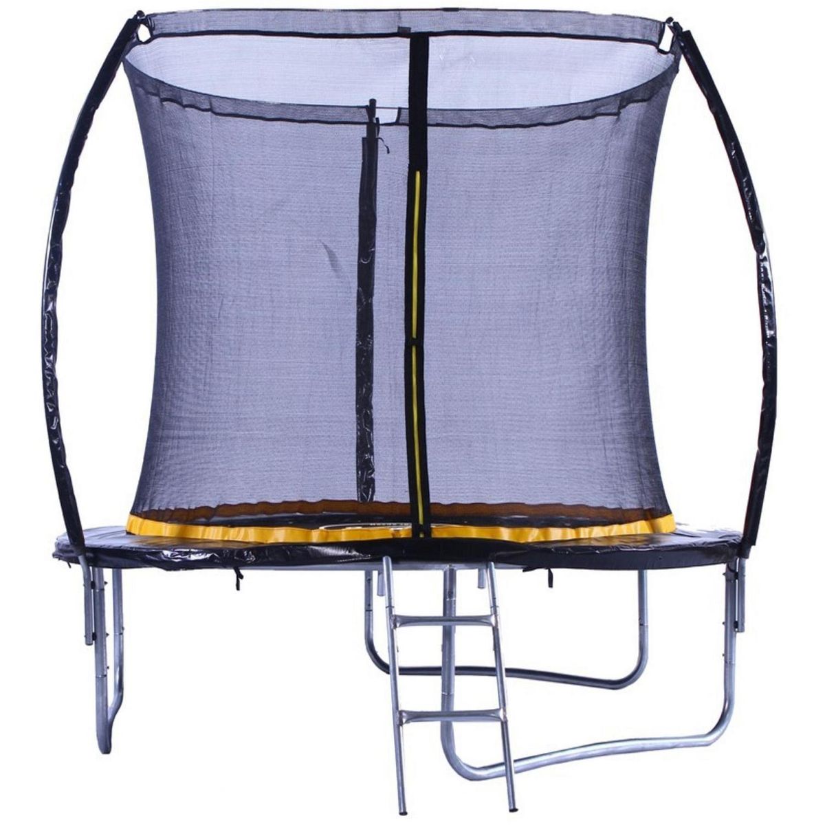 VADELL - Cama Elástica 244x210x244 cm Negro