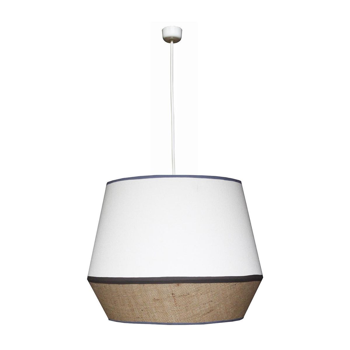 CAROLD STEVENS - Lámpara Colgante Madrid Crudo Tela