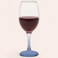 CASA BONITA - Set 6 Copas Vino Tinto 177 ml Vidrio Colores