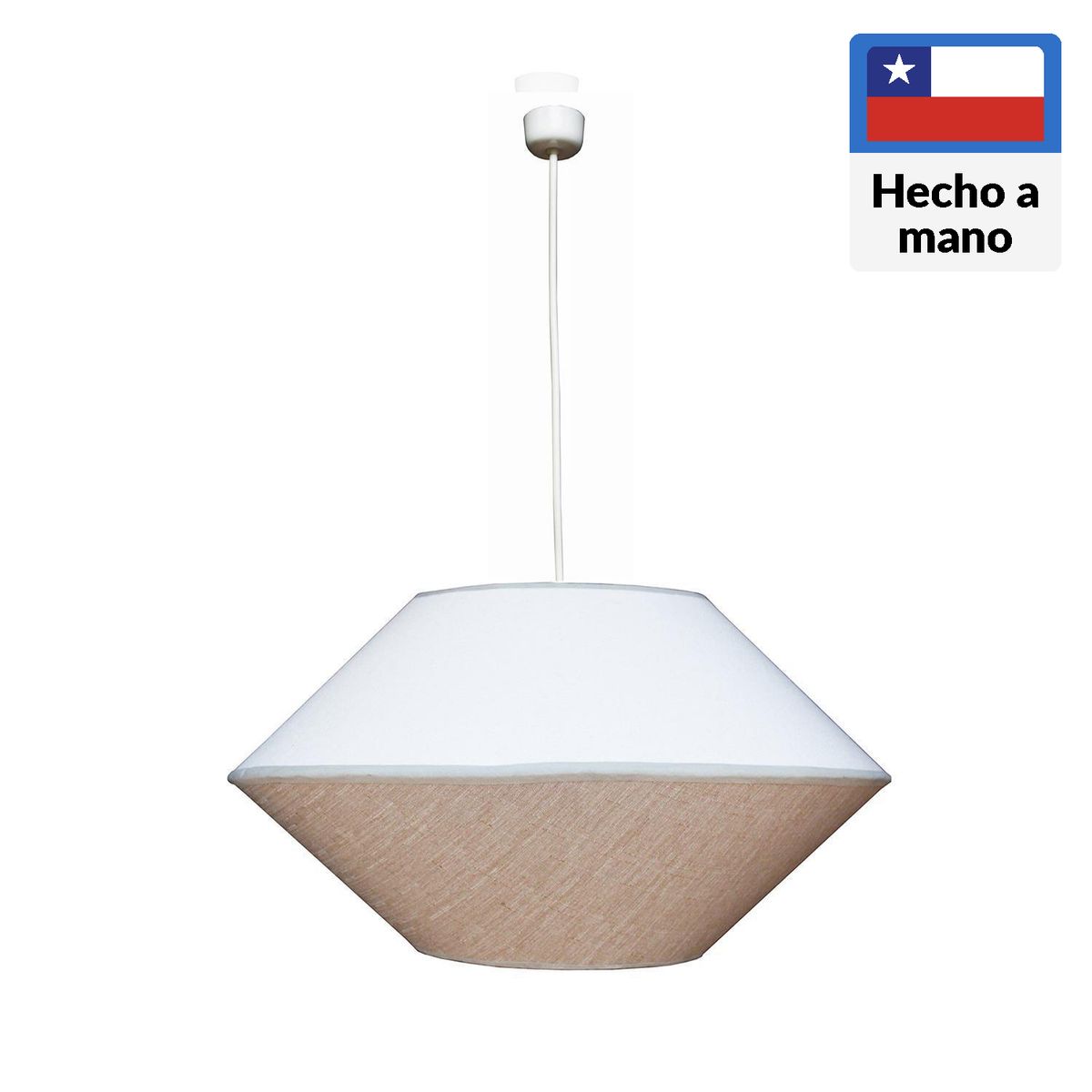 CAROLD STEVENS - Lámpara Colgante Diamante Tela