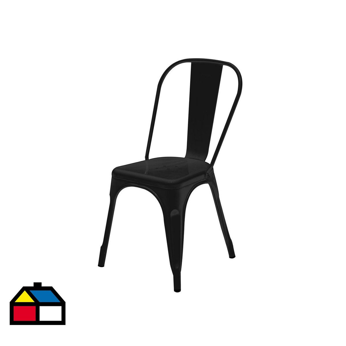 DECO EXPRESS - Silla Tolix Negro 83x44x44 cm