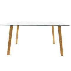 DECO EXPRESS - Mesa Nordica Transparente 80x140x75 cm