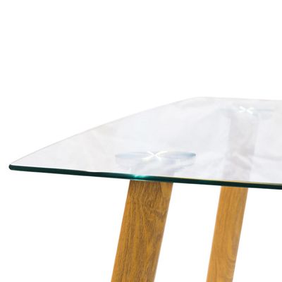 Imagen 2 del producto Mesa Nordica Transparente 80x140x75 cm