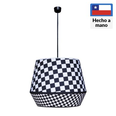 Lampara de Colgar Ludo Blanco y Negro