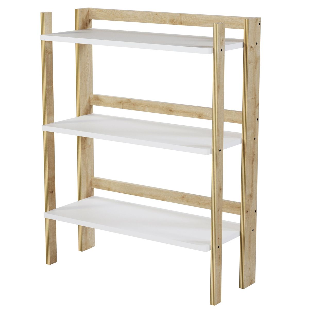 SILCOSIL - Estante Madera 3 Nivel(es) 72.6x92x30 cm Blanco