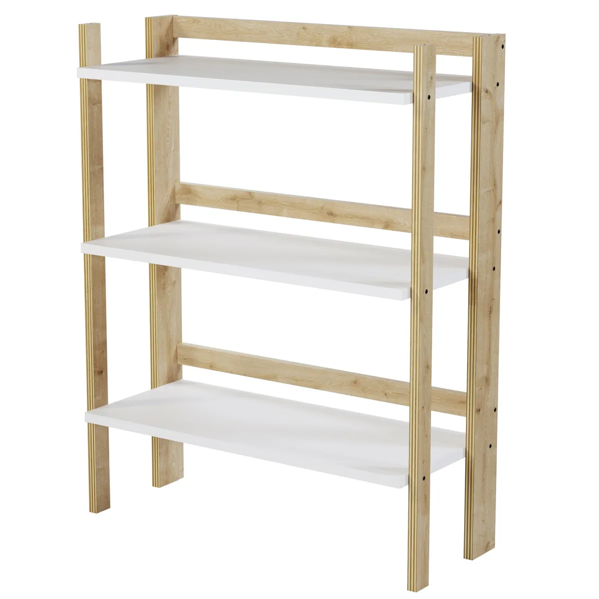 SILCOSIL - Estante Madera 3 Nivel(es) 72.6x92x30 cm Blanco