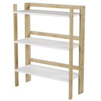Estante Madera 3 Nivel(es) 72.6x92x30 cm Blanco