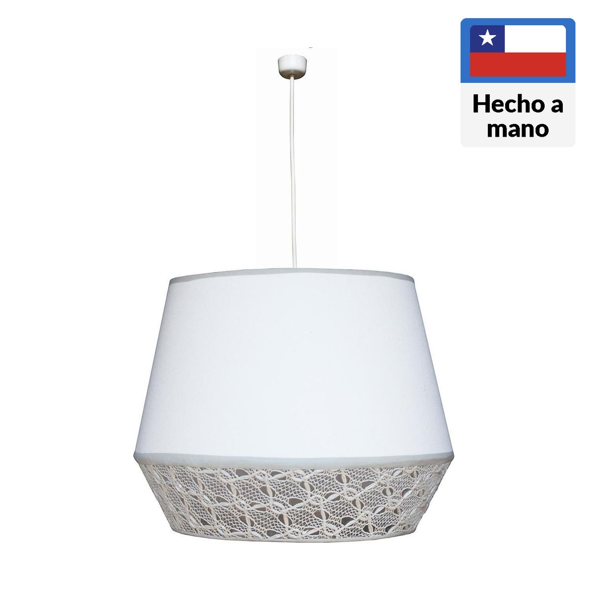 CAROLD STEVENS - Lámpara Colgante Madrid Tela