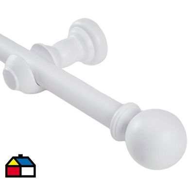 Set madera simple 2.00 mt bola blanco.