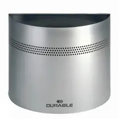 DURABLE - Papelero 20 Litros Metal Gris