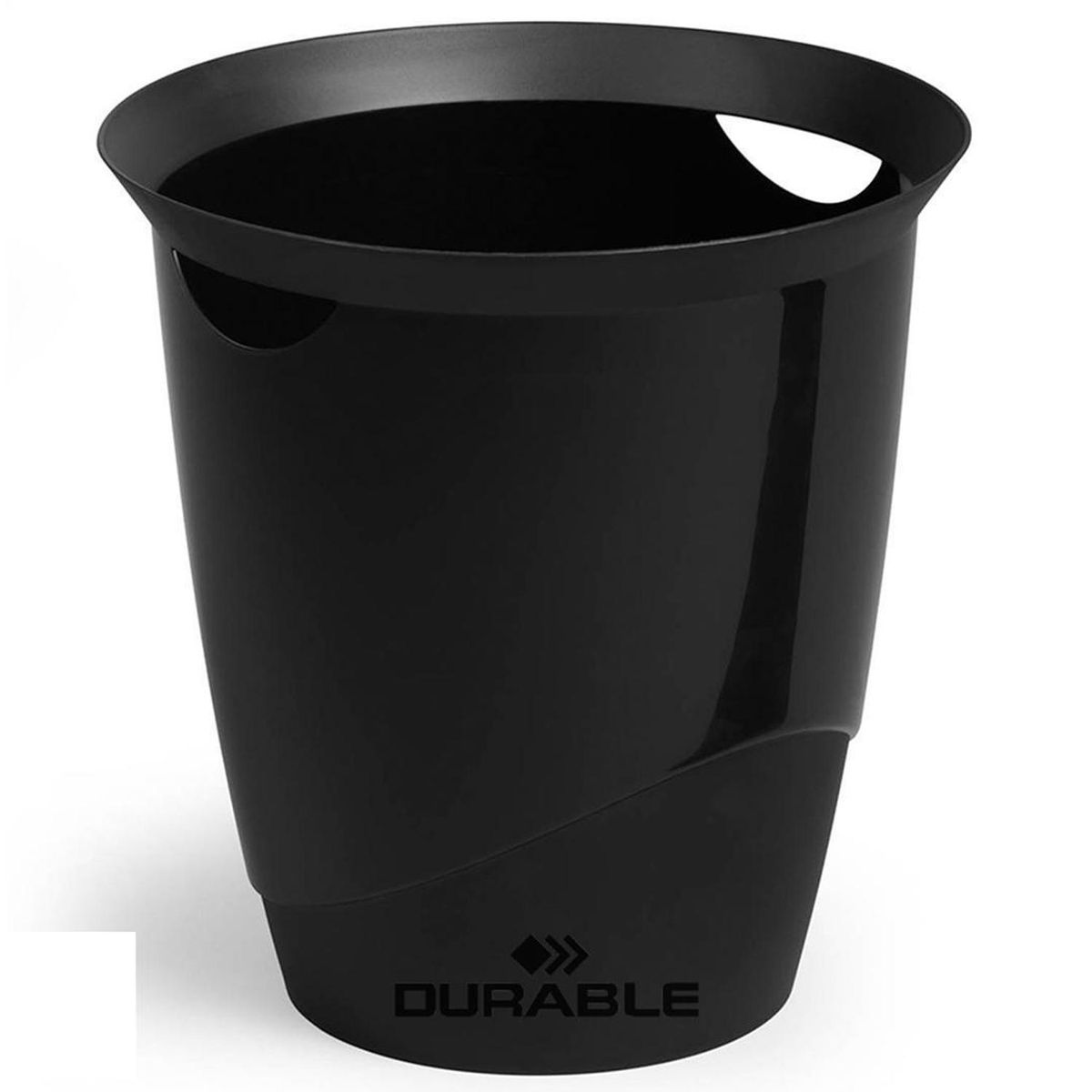 DURABLE - Papelero 16 Litros Plástico Negro