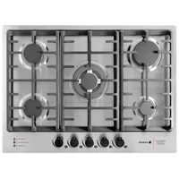 Encimera Gas Licuado 5 Platos Inox CEG-4700IN