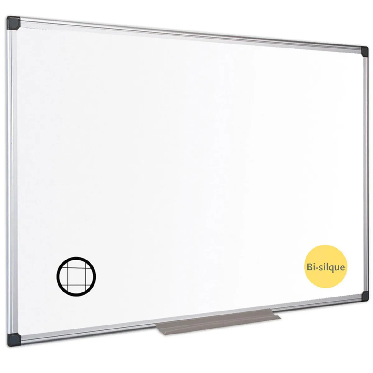 BI SILQUE - Pizarra melamina cuadriculada 240x120 bi-silque